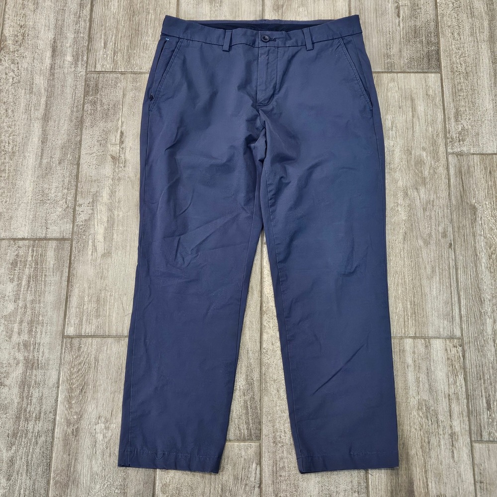 Vineyard Vines OTG On The Go Pant Men 32x30 Navy‎ Blue Stretch Chino Performance